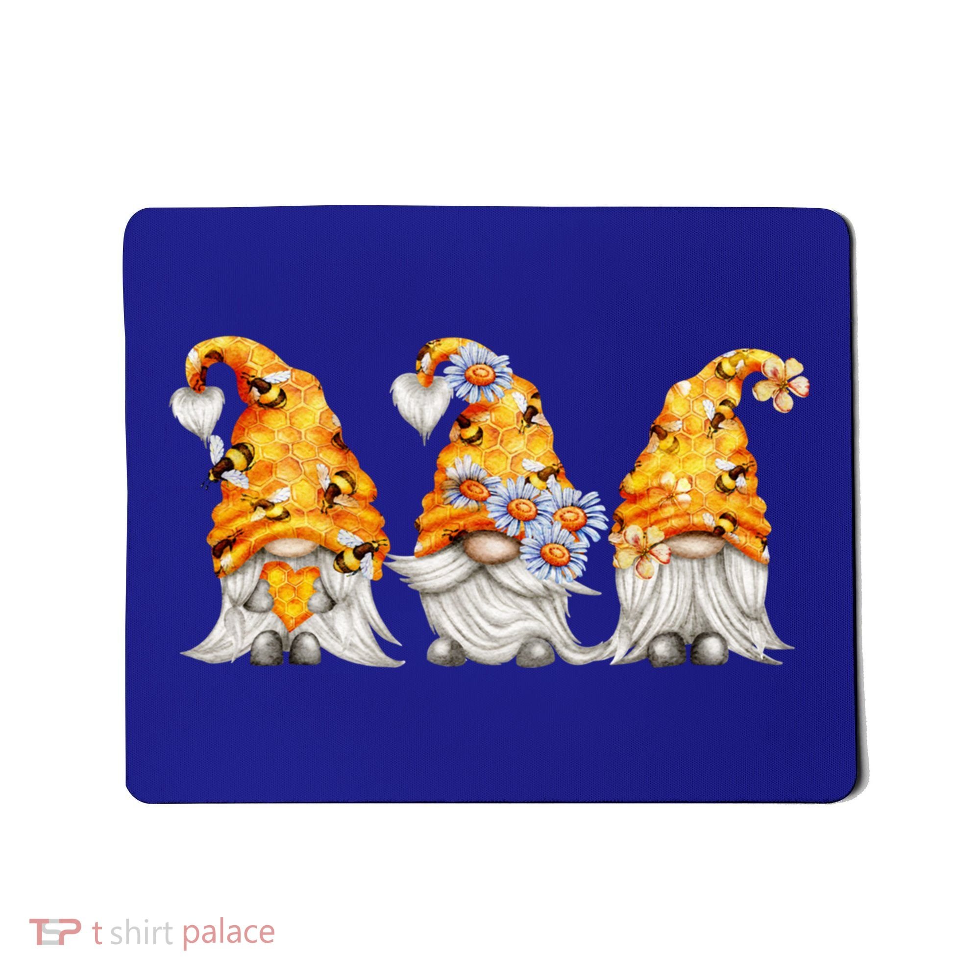 Honeybee And Daisy Bumblebee Bee Gnome Gift Mousepad