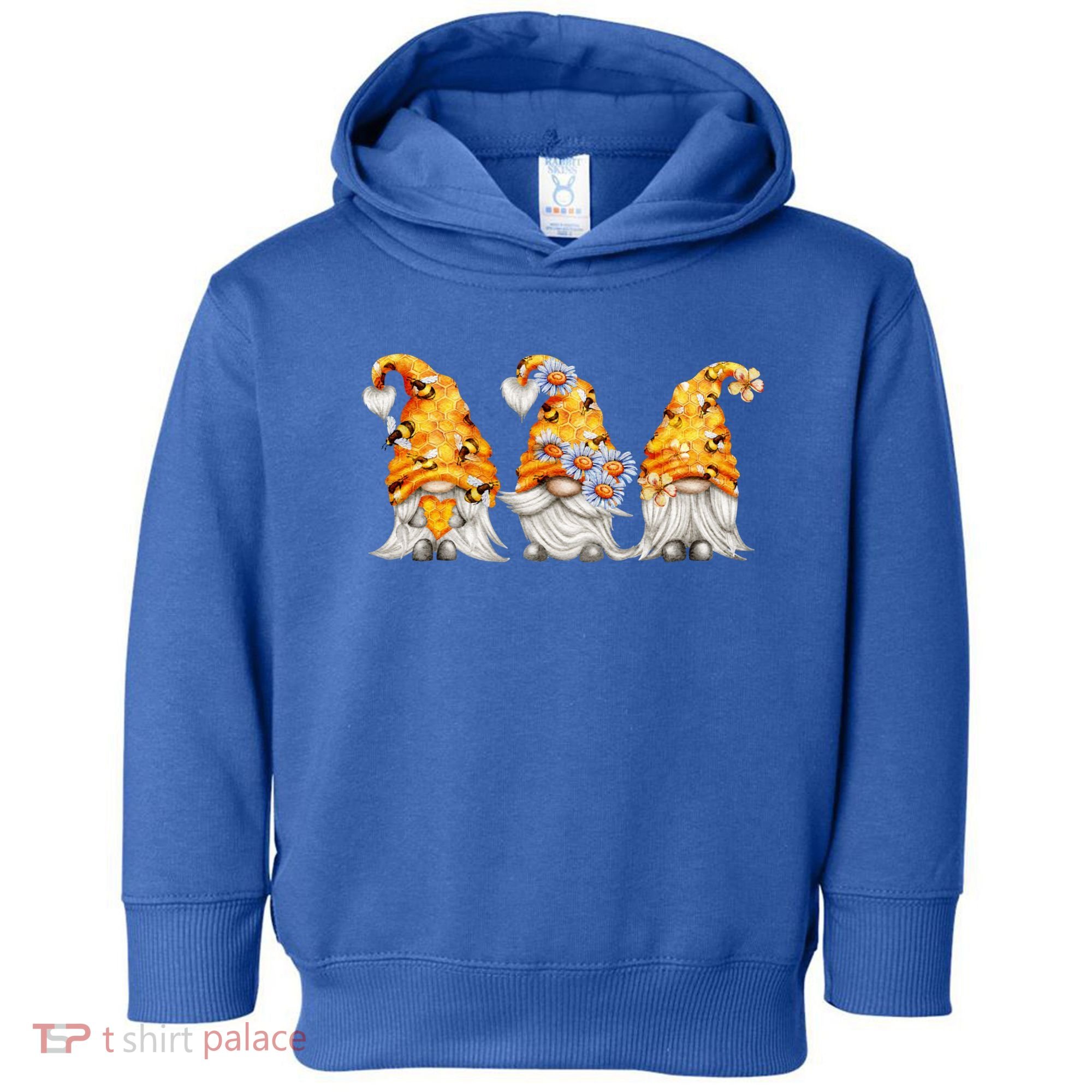 Honeybee And Daisy Bumblebee Bee Gnome Gift Toddler Hoodie