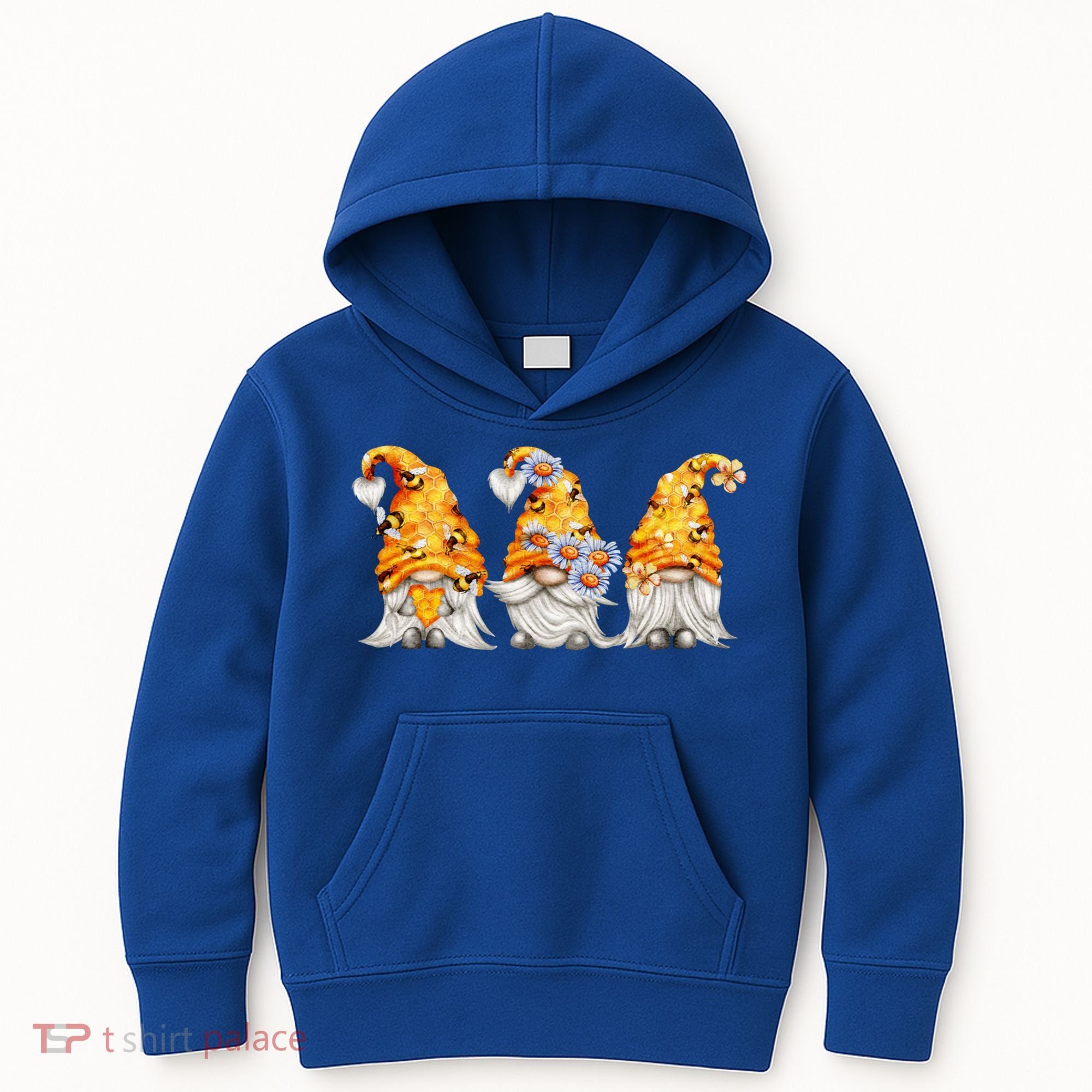 Honeybee And Daisy Bumblebee Bee Gnome Gift Kids Hoodie