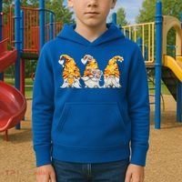 Honeybee And Daisy Bumblebee Bee Gnome Gift Kids Hoodie thumb 2