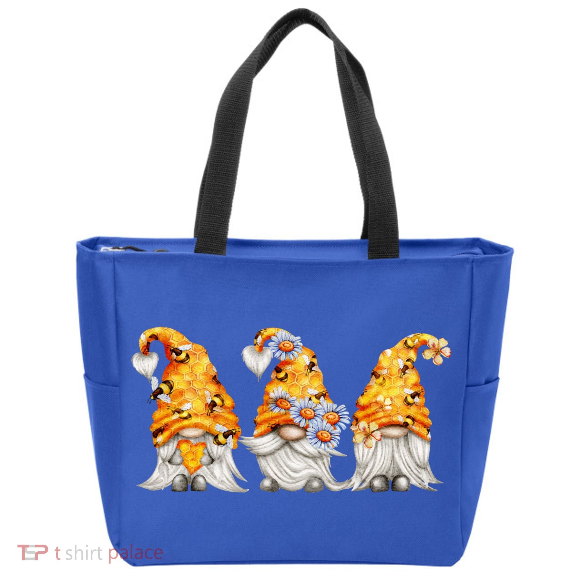 Honeybee And Daisy Bumblebee Bee Gnome Gift Tote Bag