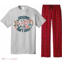Hoeing AinT Easy Funny Gardening Plant Lover Gardener Pajama Set thumb 0