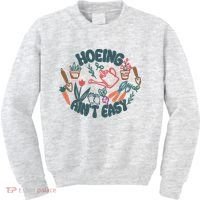 Hoeing AinT Easy Funny Gardening Plant Lover Gardener Kids Sweatshirt thumb 0