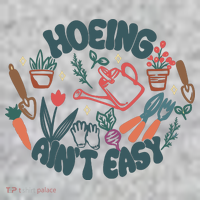 Hoeing AinT Easy Funny Gardening Plant Lover Gardener Kids Sweatshirt thumb 2