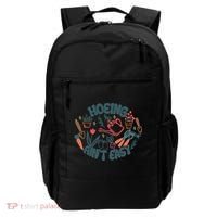 Hoeing AinT Easy Funny Gardening Plant Lover Gardener Backpack thumb 0