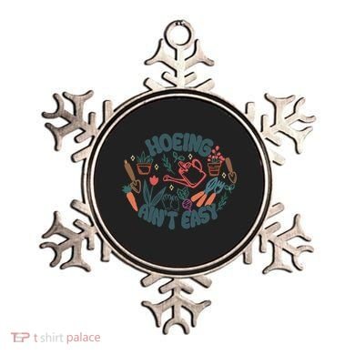 Hoeing AinT Easy Funny Gardening Plant Lover Gardener Ornament