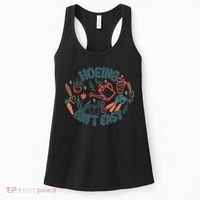 Hoeing AinT Easy Funny Gardening Plant Lover Gardener Women's Tank Top thumb 0