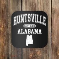 Huntsville Alabama Est 1809 Varsity Coaster thumb 0