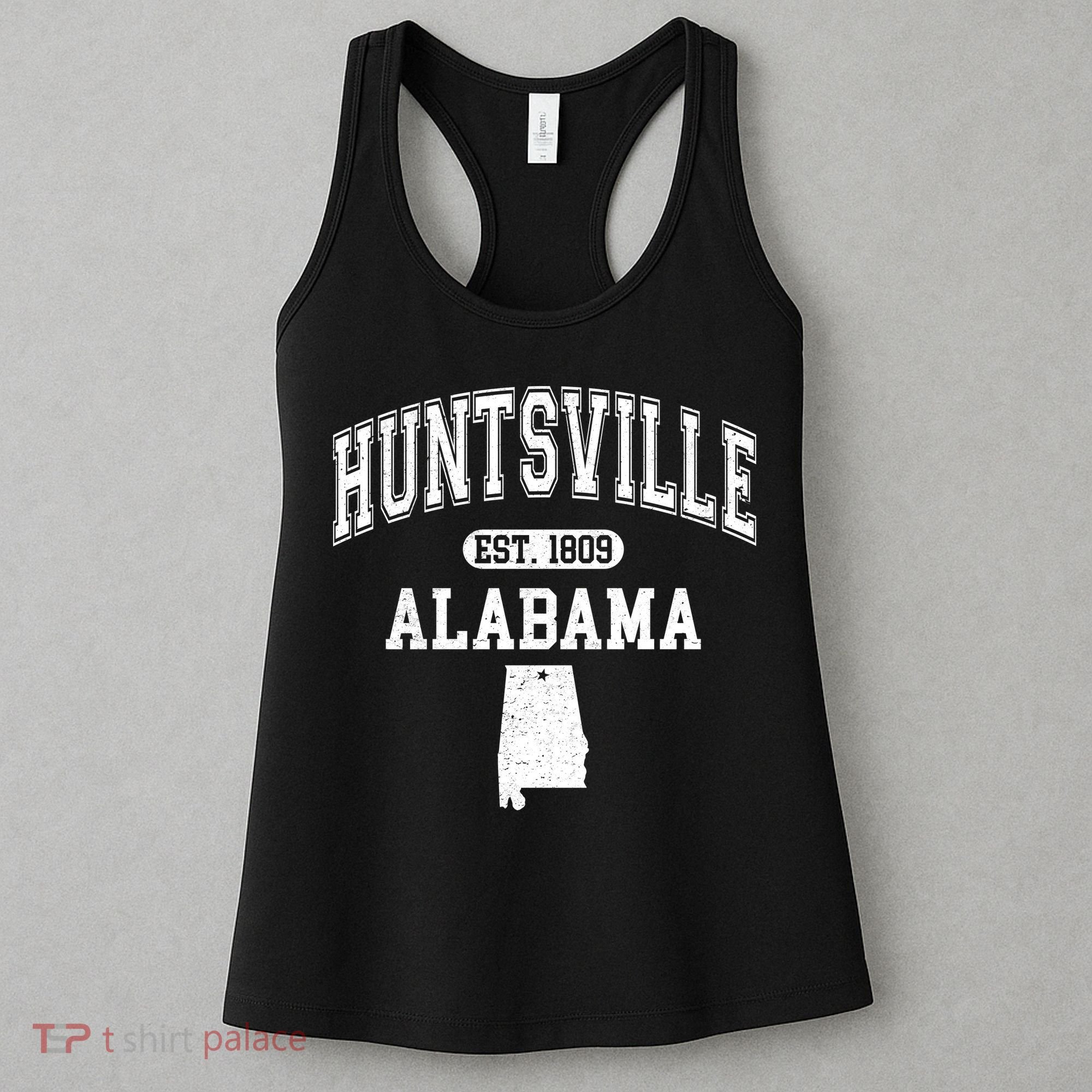 Huntsville Alabama Est 1809 Varsity Women's Tank Top