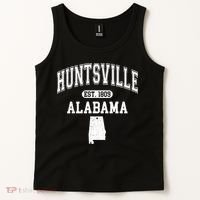 Huntsville Alabama Est 1809 Varsity Tank Top thumb 2