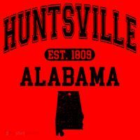 Huntsville Alabama Est 1809 Varsity Santa Hat thumb 1