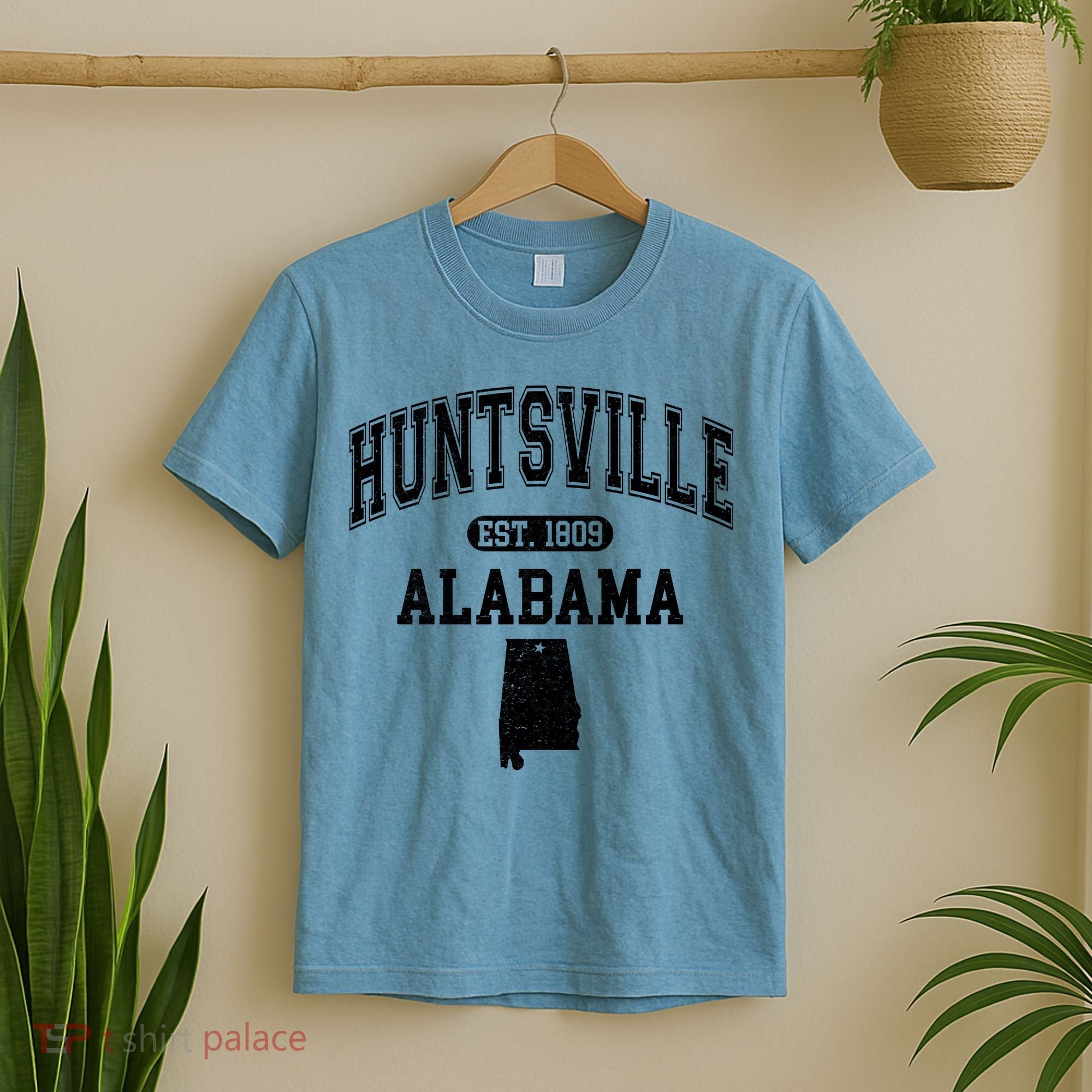 Huntsville Alabama Est 1809 Varsity T-Shirt