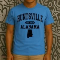 Huntsville Alabama Est 1809 Varsity T-Shirt thumb 3