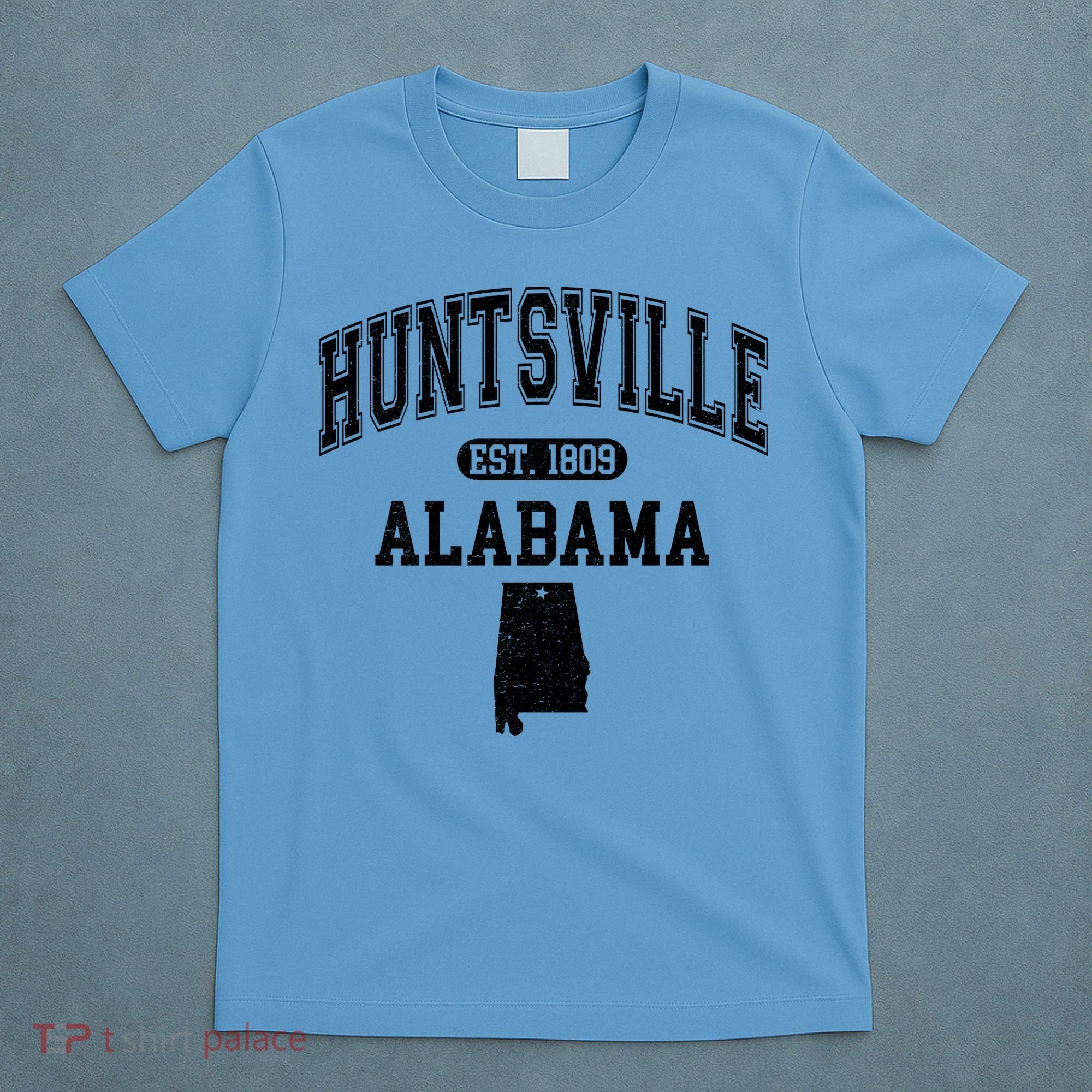 Huntsville Alabama Est 1809 Varsity T-Shirt
