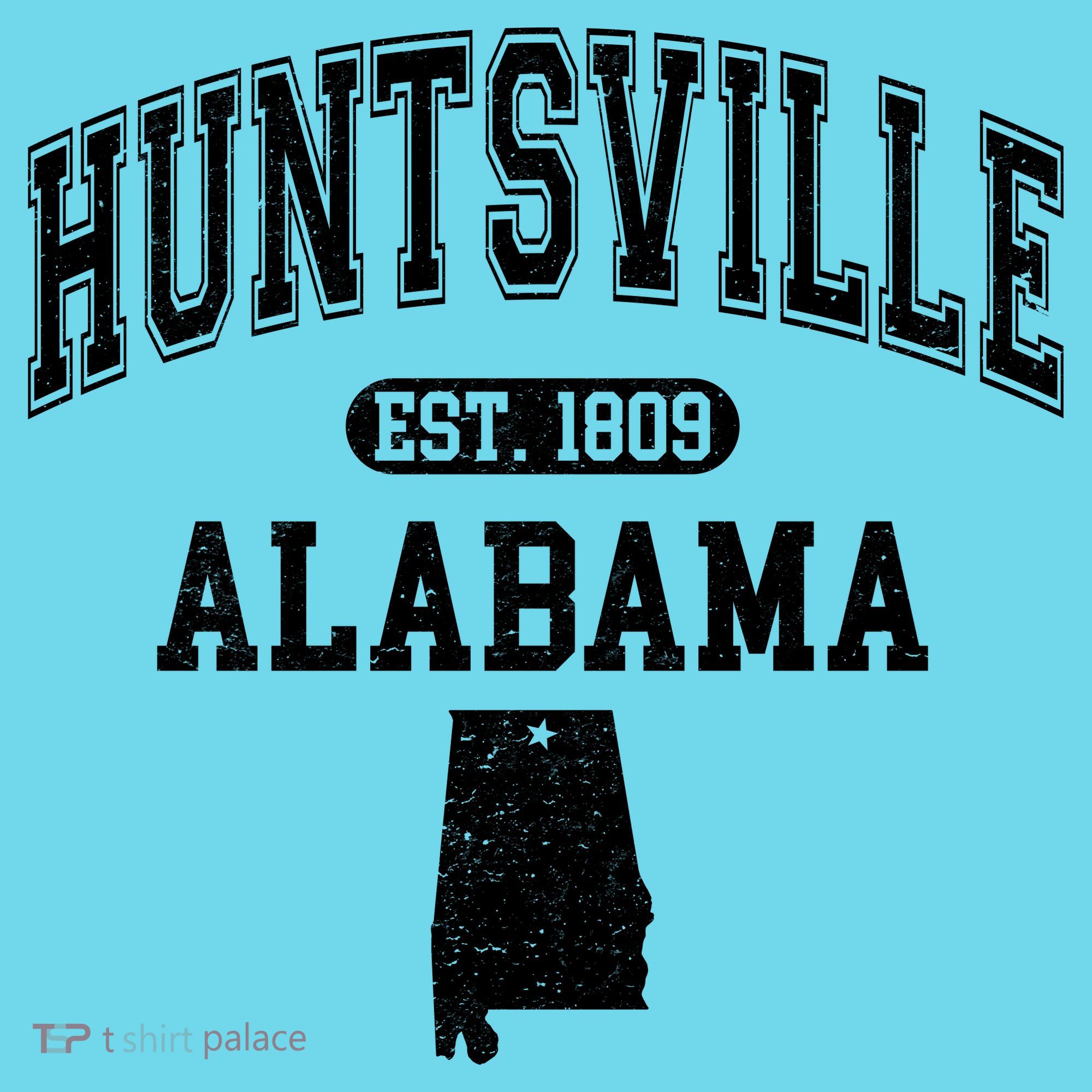 Huntsville Alabama Est 1809 Varsity Kids Long Sleeve Shirt