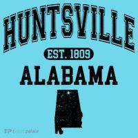 Huntsville Alabama Est 1809 Varsity Kids T-Shirt thumb 4
