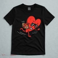 Heart American Football Valentines Day Sports T-Shirt thumb 5
