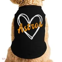 Heartfelt Astros Fan Doggie Tank thumb 0