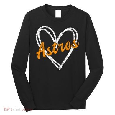 Heartfelt Astros Fan Long Sleeve Shirt