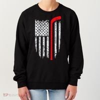 Hockey American Flag Hockey Women's Sweatshirt thumb 0