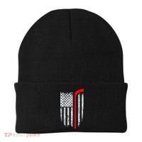 Hockey American Flag Hockey Beanie thumb 0