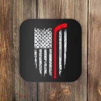 Hockey American Flag Hockey Coaster thumb 0