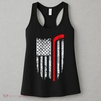 Hockey American Flag Hockey Women's Tank Top thumb 3