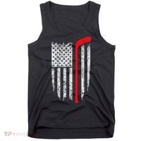 Hockey American Flag Hockey Tank Top thumb 0