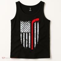 Hockey American Flag Hockey Tank Top thumb 2