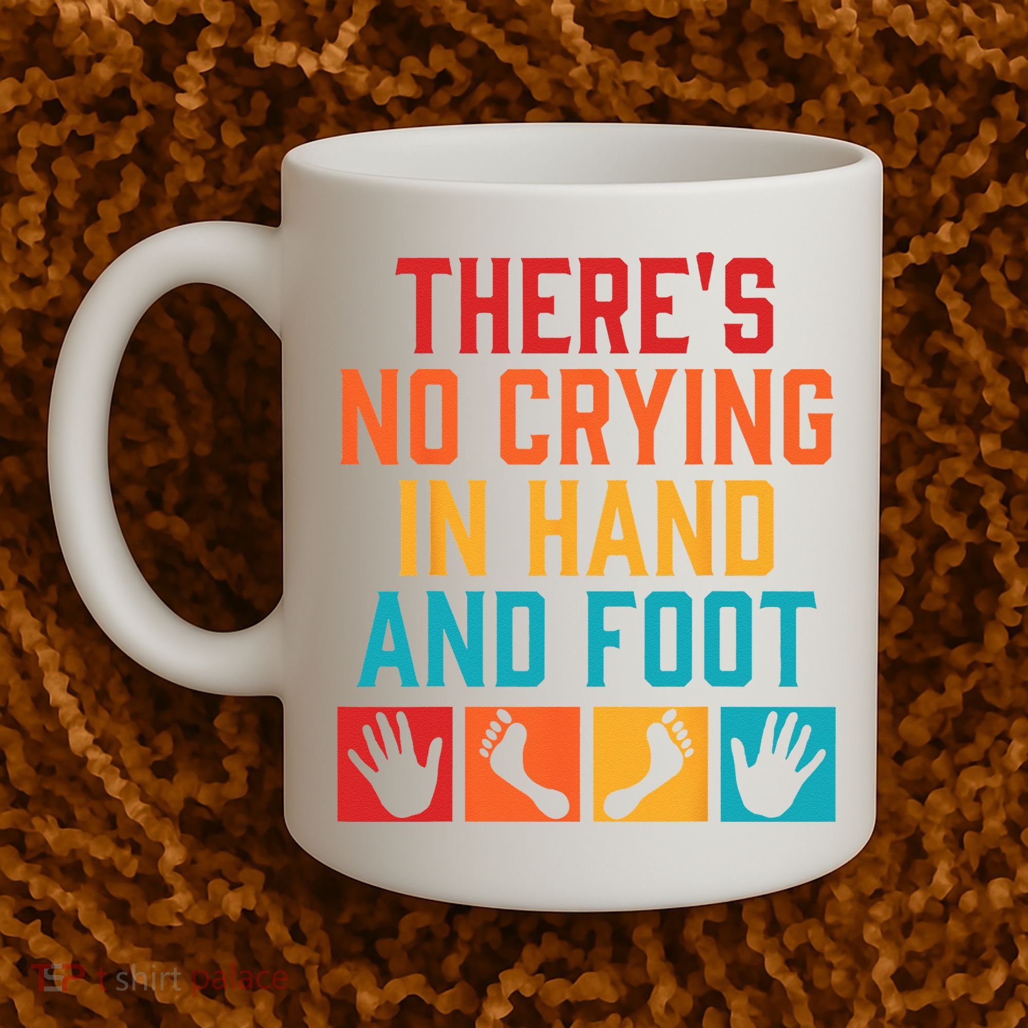Hand And Foot Card Game Funny Hand And Foot Game Coffee Mug