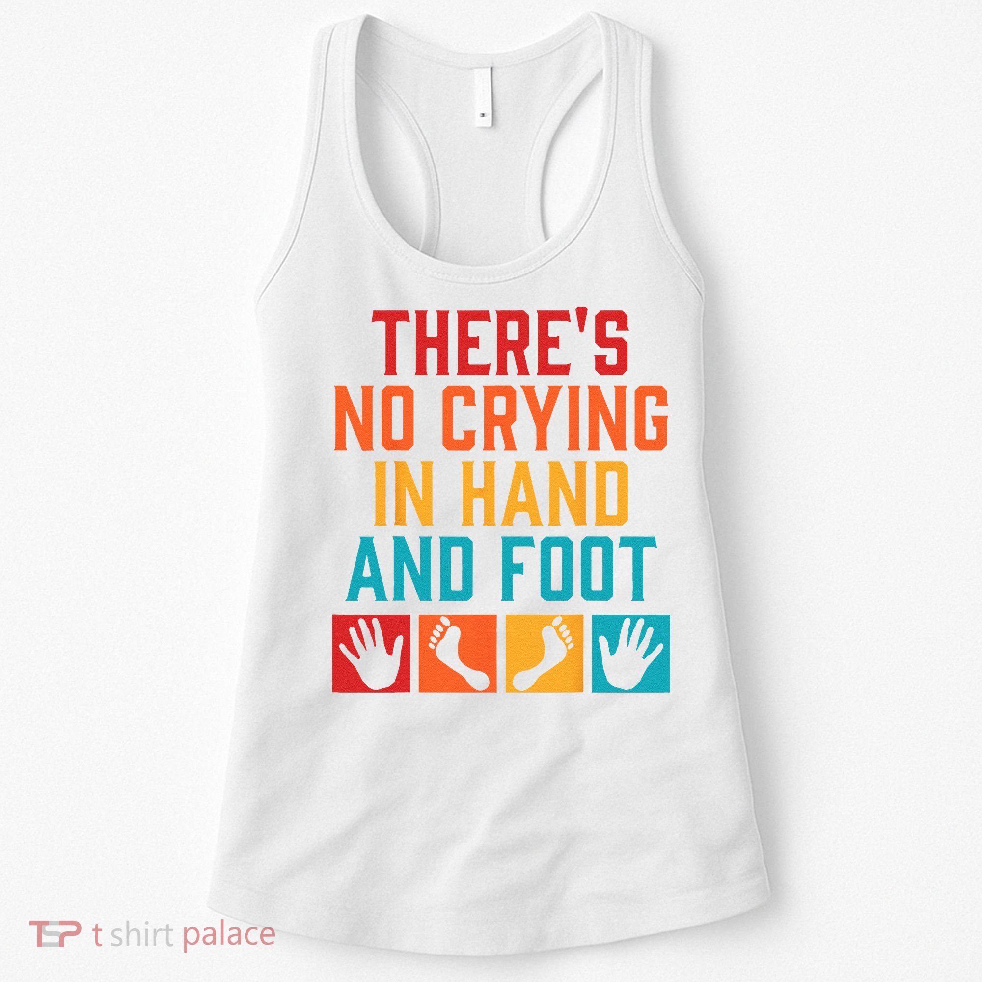 Hand And Foot Card Game Funny Hand And Foot Game Women's Tank Top