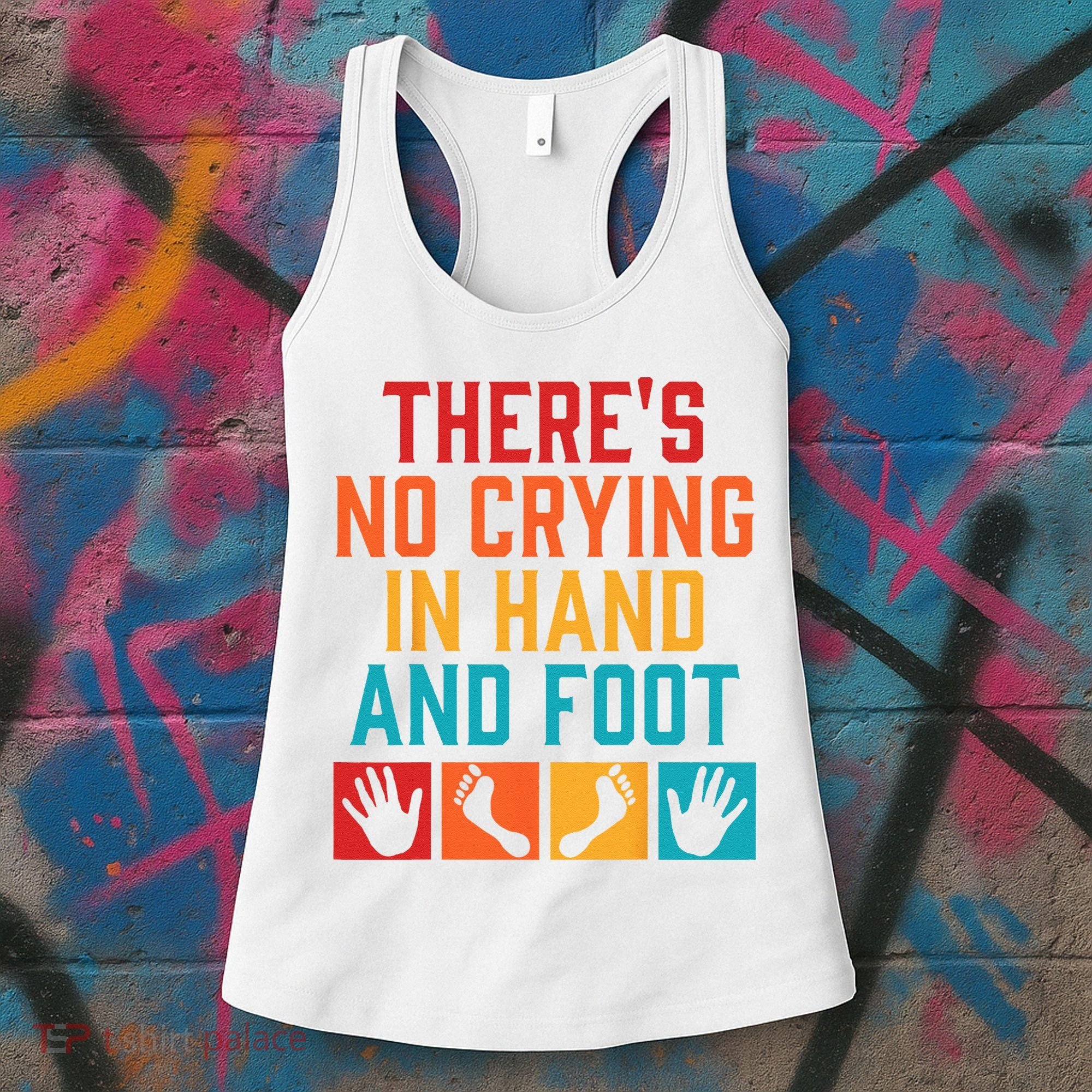 Hand And Foot Card Game Funny Hand And Foot Game Women's Tank Top
