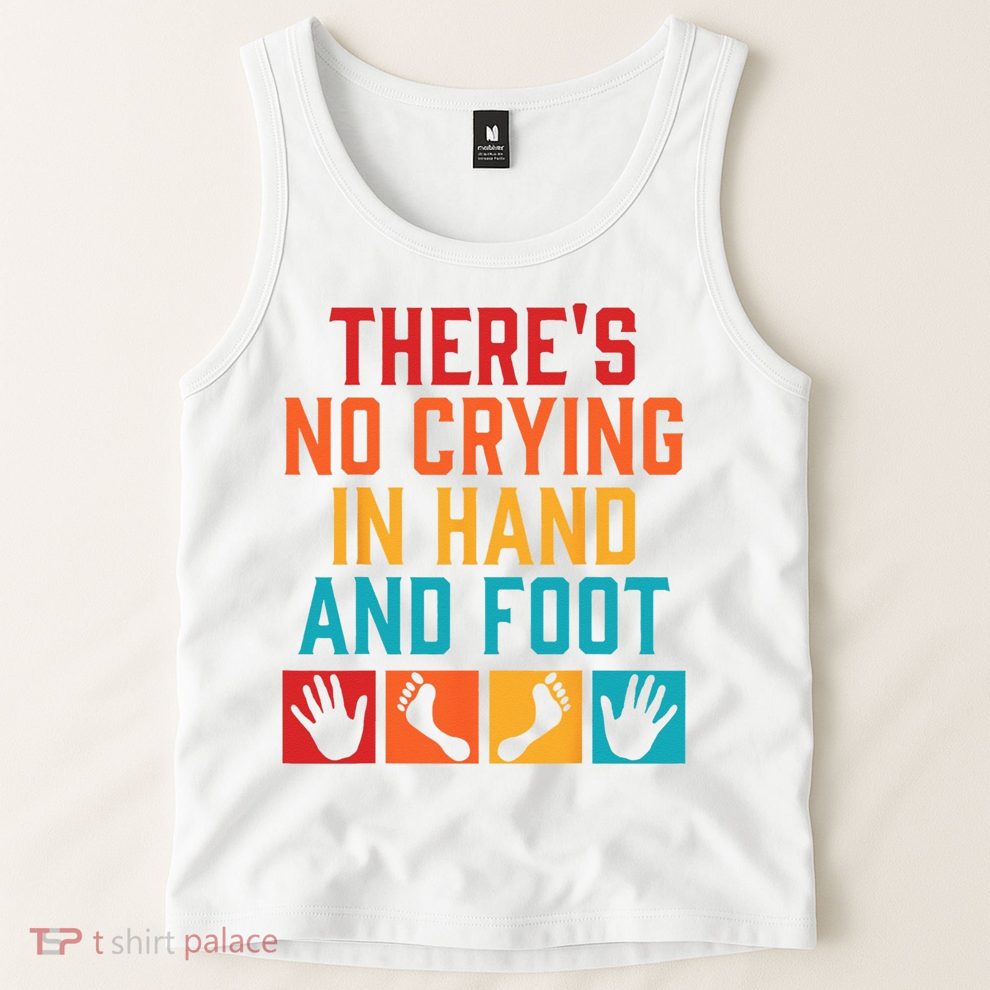 Hand And Foot Card Game Funny Hand And Foot Game Tank Top