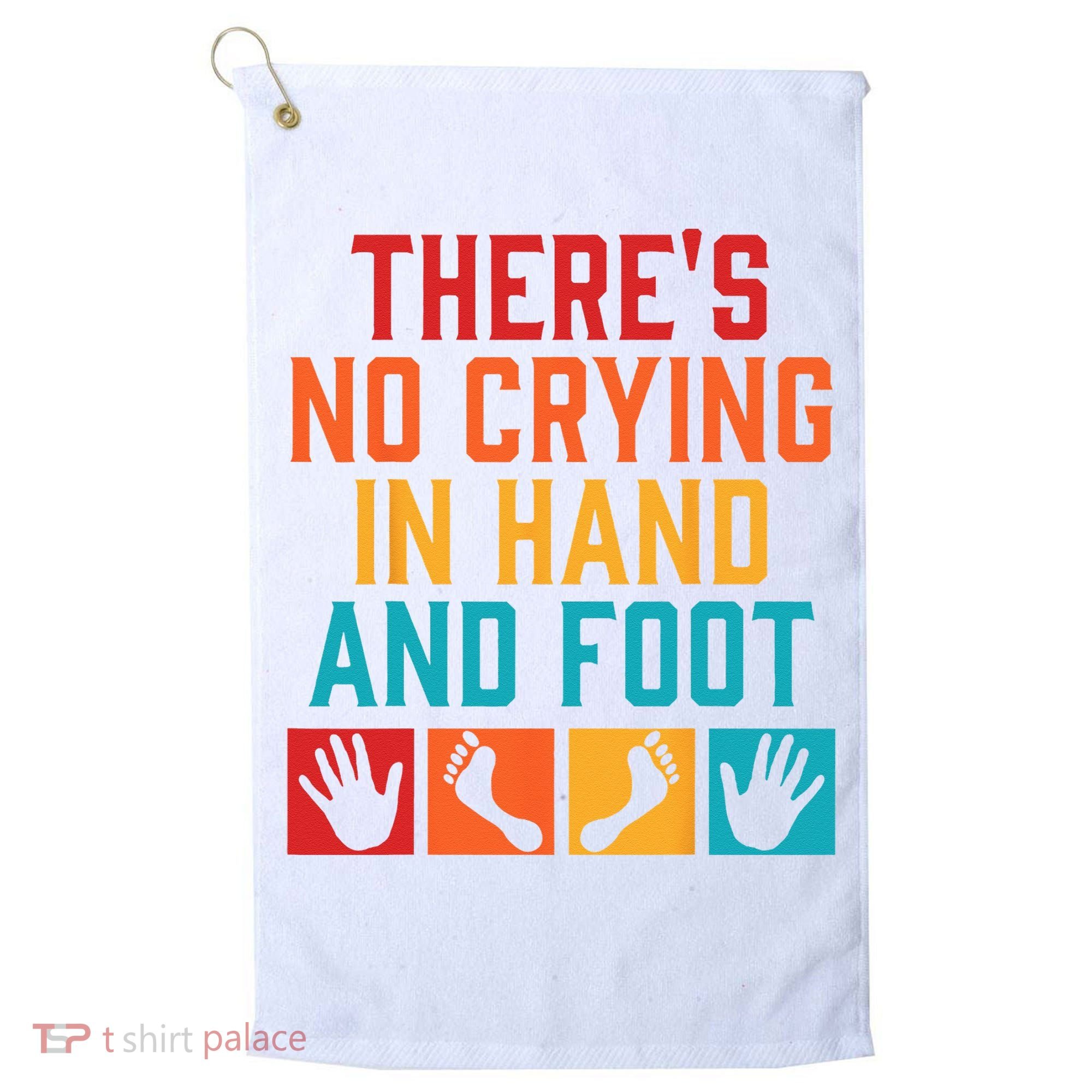Hand And Foot Card Game Funny Hand And Foot Game Golf Towel