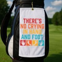 Hand And Foot Card Game Funny Hand And Foot Game Golf Towel thumb 2