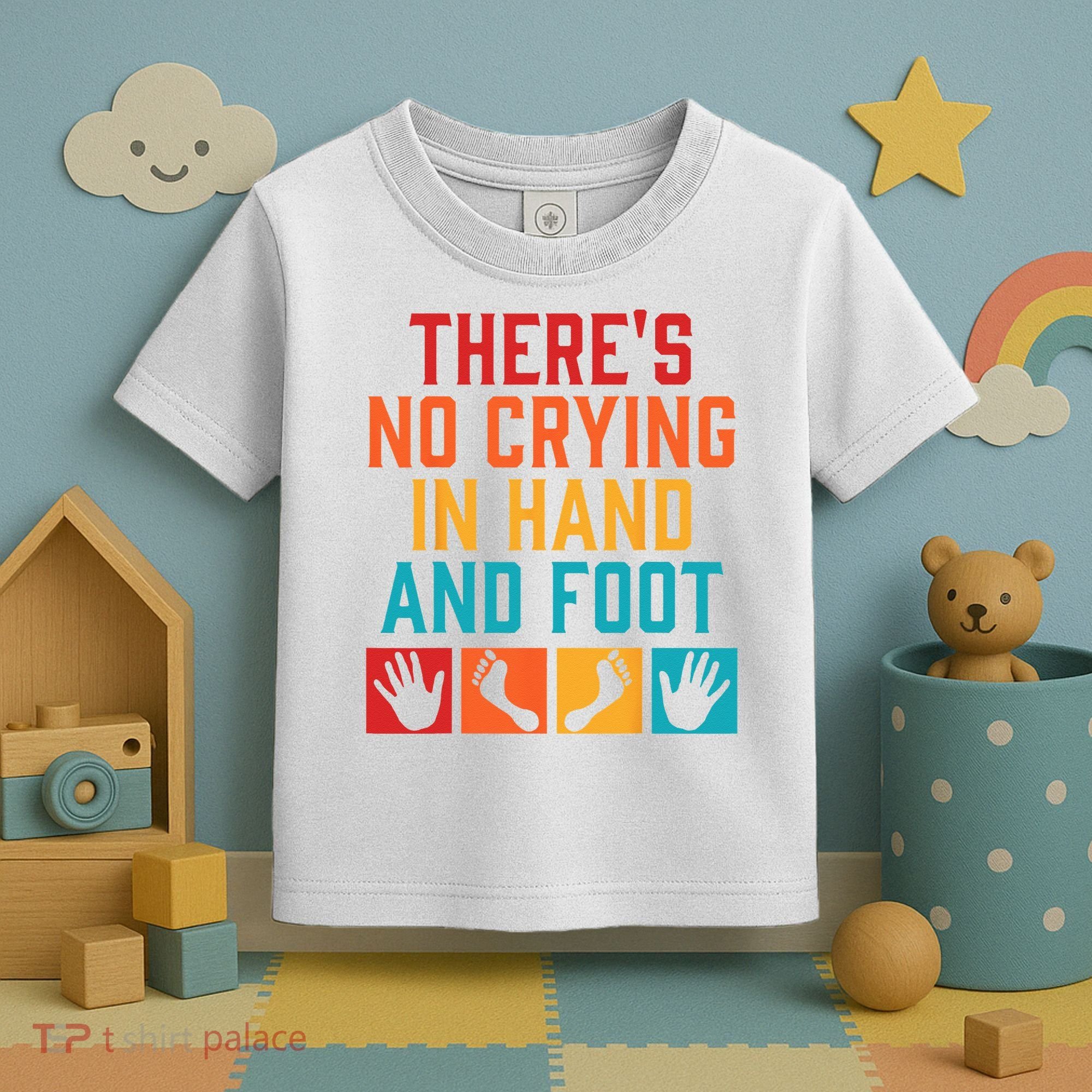 Hand And Foot Card Game Funny Hand And Foot Game Toddler T-Shirt