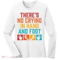 Hand And Foot Card Game Funny Hand And Foot Game Women's Long Sleeve Shirt thumb 0