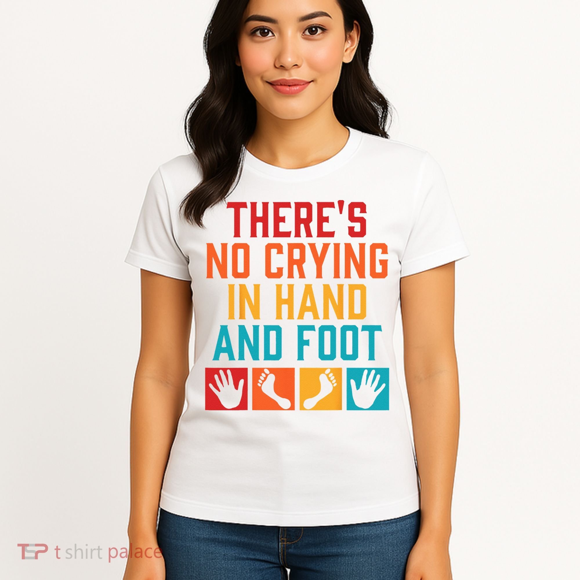 Hand And Foot Card Game Funny Hand And Foot Game Women's T-Shirt