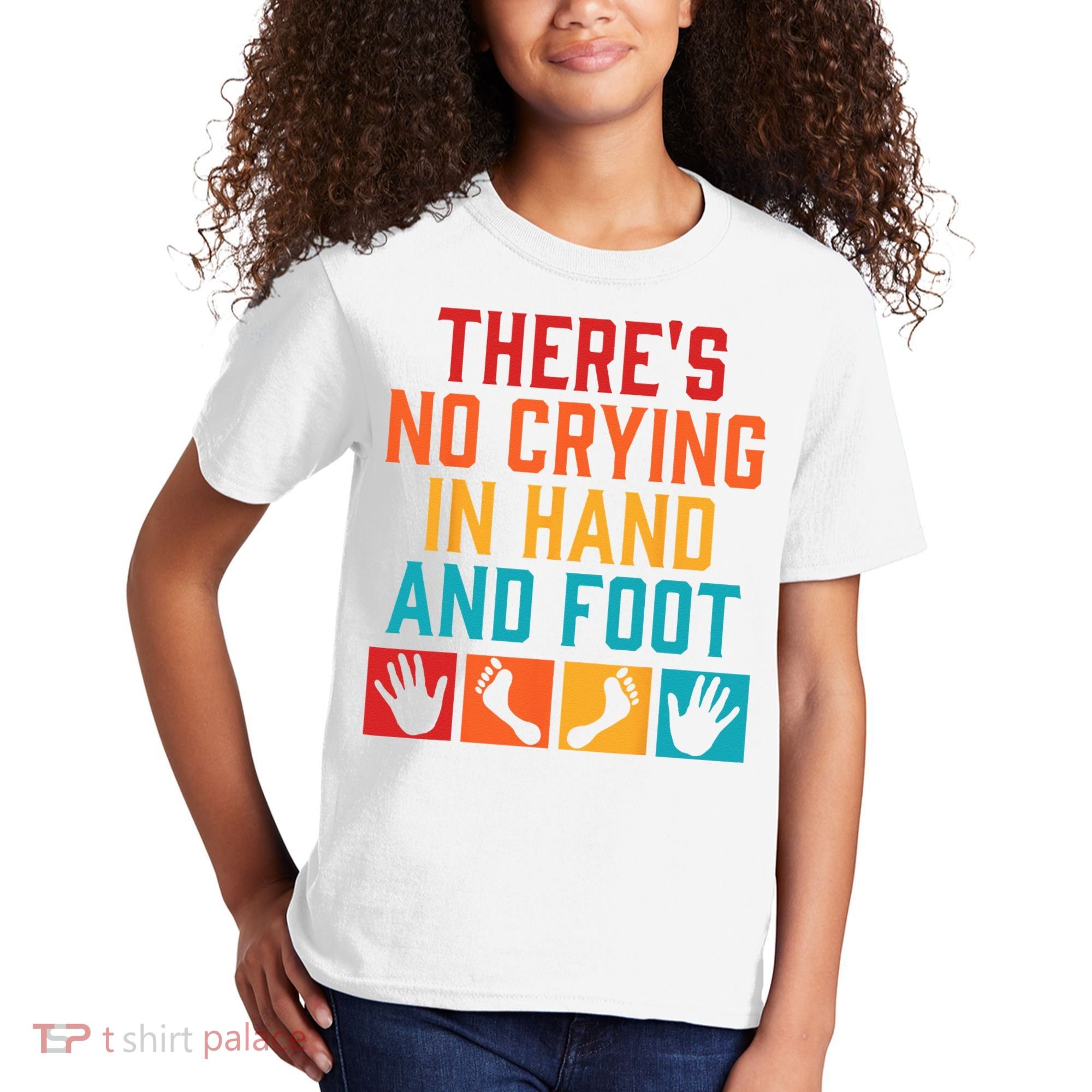 Hand And Foot Card Game Funny Hand And Foot Game Kids T-Shirt