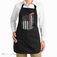 Hockey American Flag  Hockey Flag  Apron thumb 2