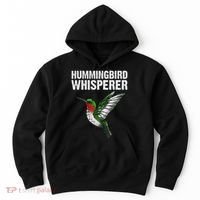 Hummingbird Art For Women Bird Watcher Hoodie thumb 0