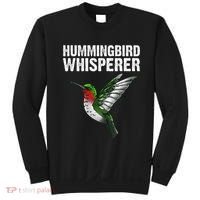 Hummingbird Art For Women Bird Watcher Sweatshirt thumb 0