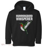 Hummingbird Art For Women Bird Watcher Toddler Hoodie thumb 0