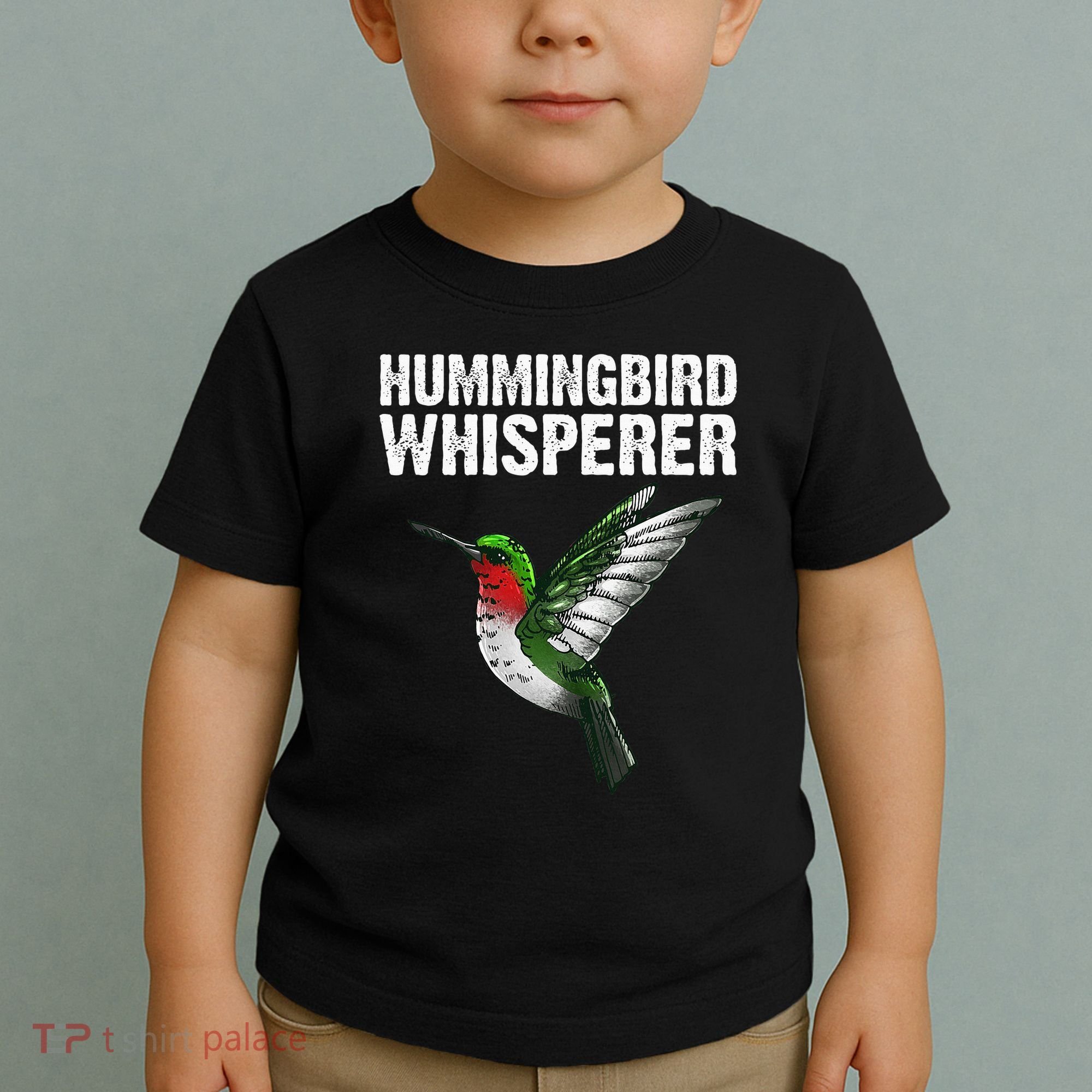 Hummingbird Art For Women Bird Watcher Toddler T-Shirt