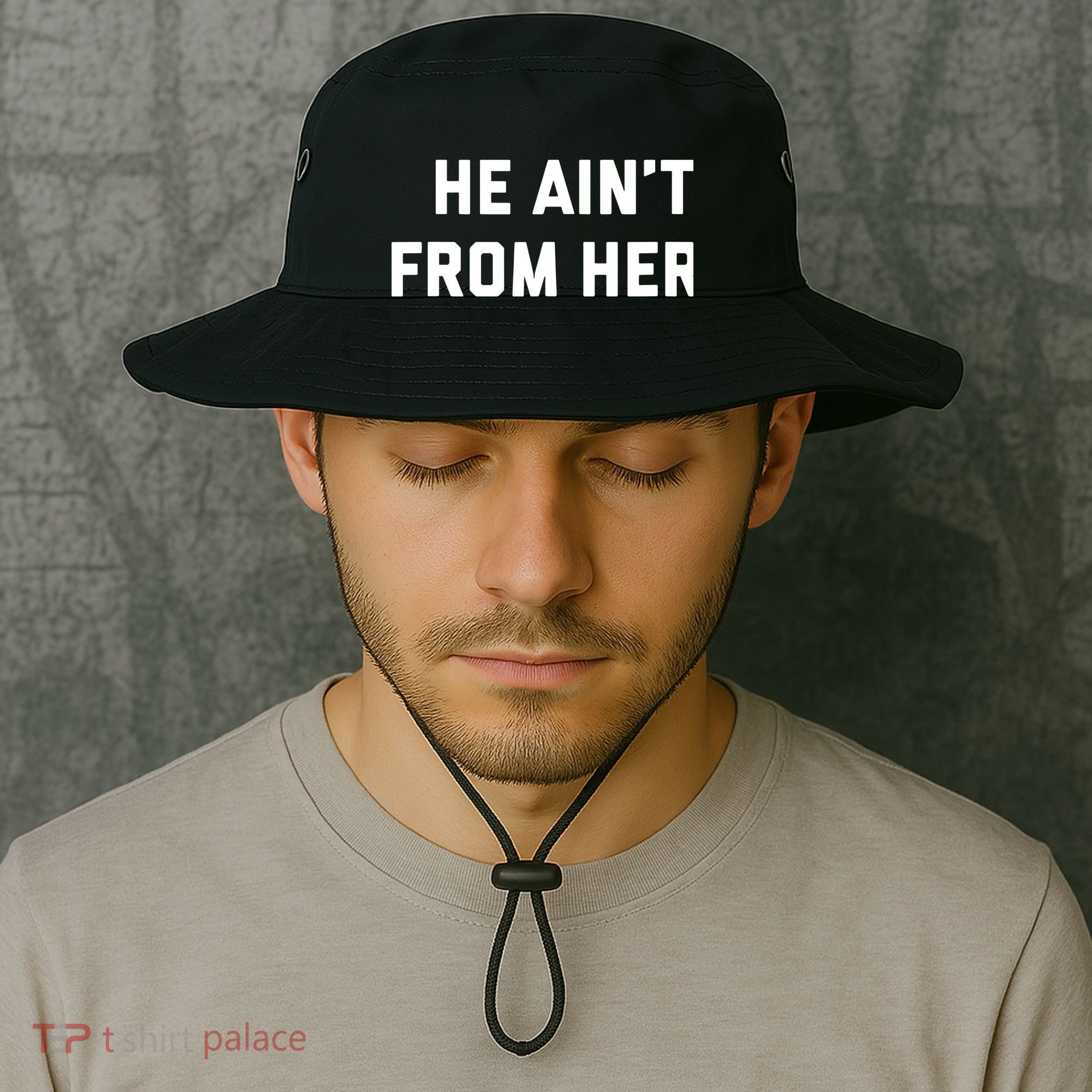 He Aint From Here Proud Represent Kentucky Bucket Hat