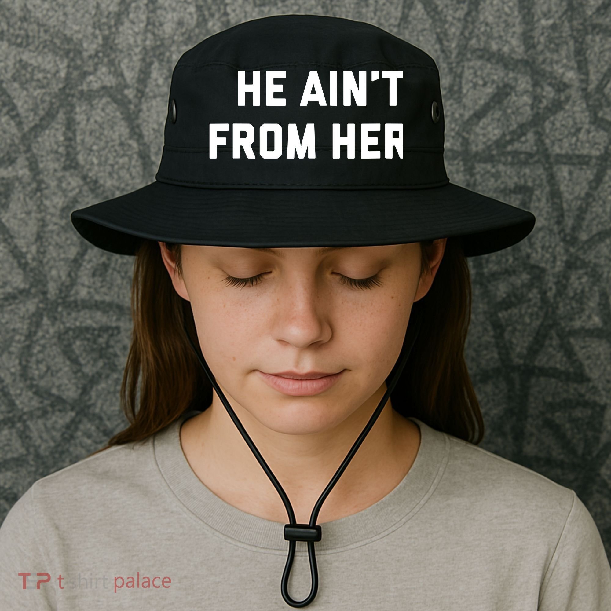 He Aint From Here Proud Represent Kentucky Bucket Hat