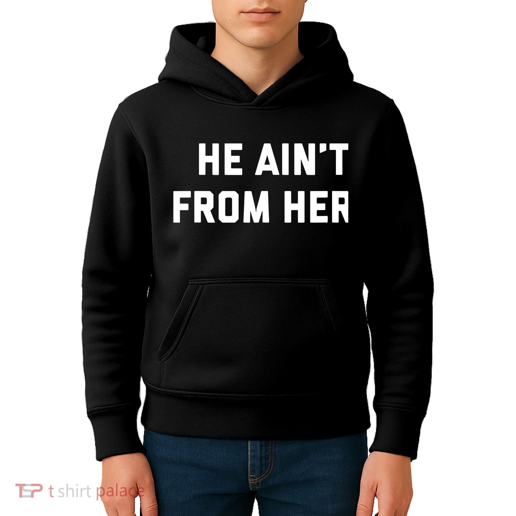 He Aint From Here Proud Represent Kentucky Kids Hoodie
