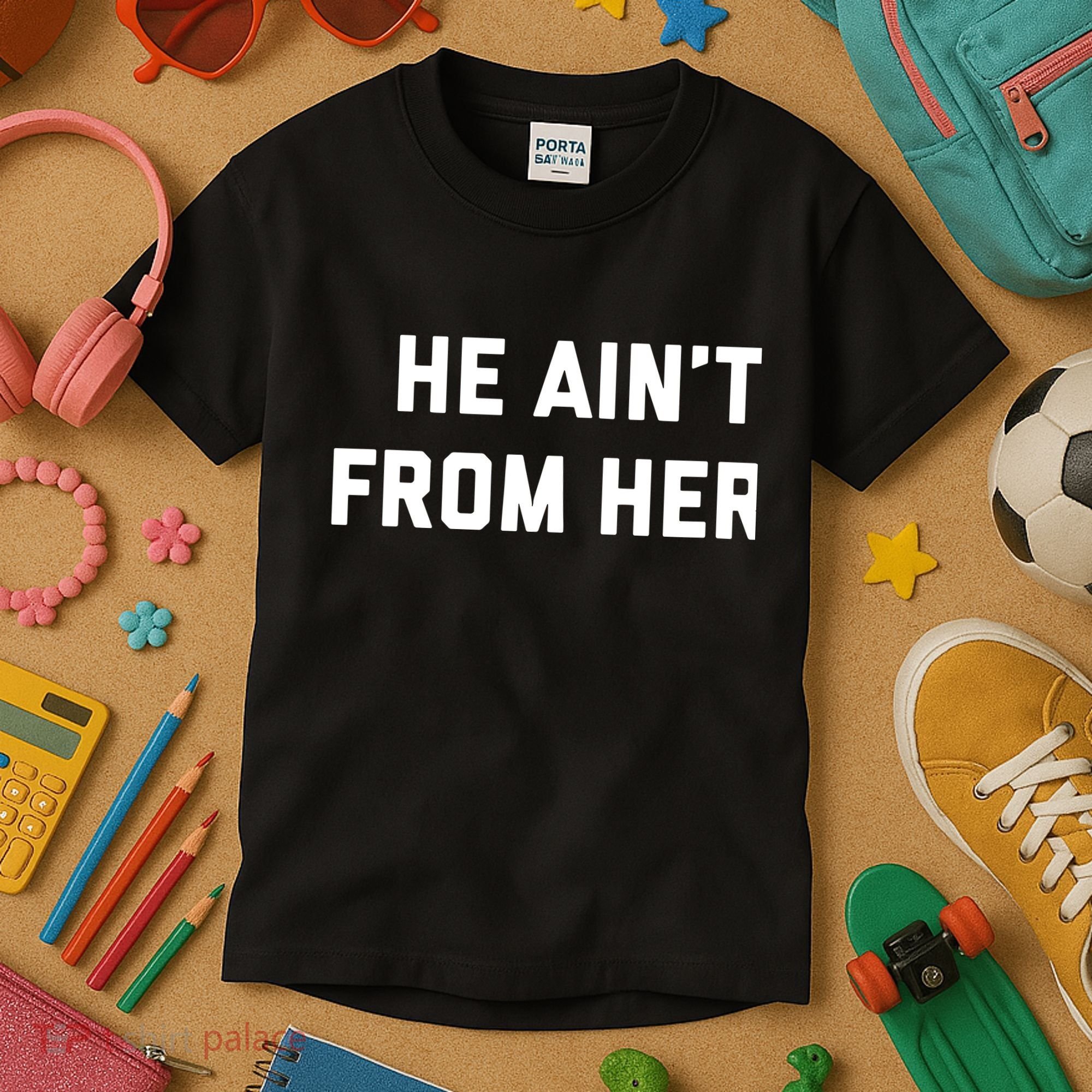 He Aint From Here Proud Represent Kentucky Kids T-Shirt
