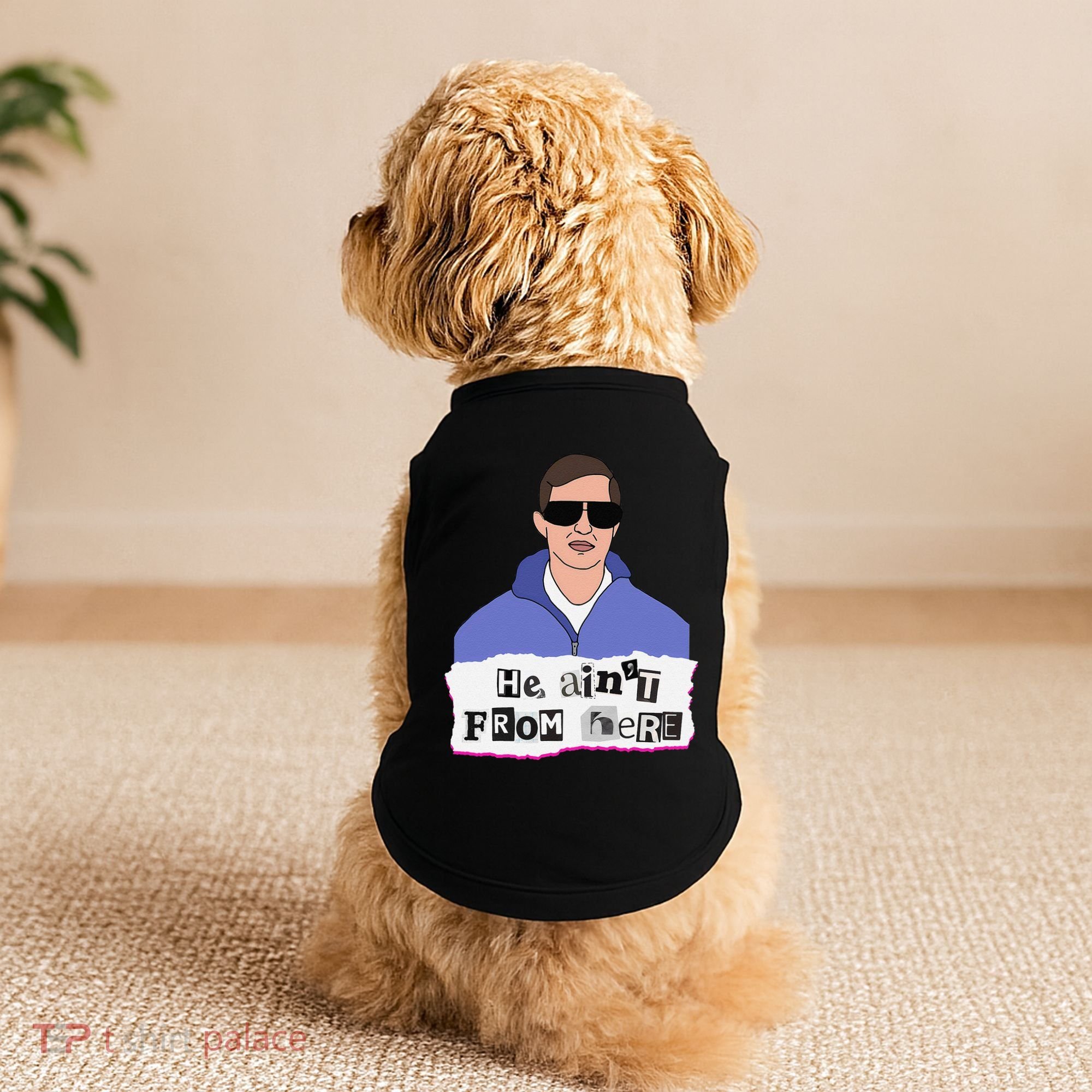 He AinT From Here Doggie Tank