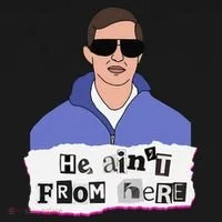He AinT From Here Baby Bodysuit thumb 2